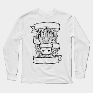 Cute Snake Plant Long Sleeve T-Shirt